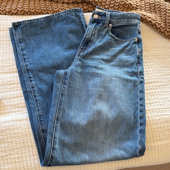Madewell Superwide-Leg Jeans in Fannin Wash - Picture 9 of 10